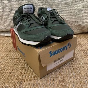 Men’s Saucony Jazz Originals - Green/Silver 10.0